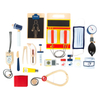 Wooden Kids Doctor Playset with First Aid Kit and Medical Accessories