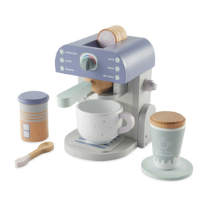 Wooden Coffee Maker Toy Set with Accessories
