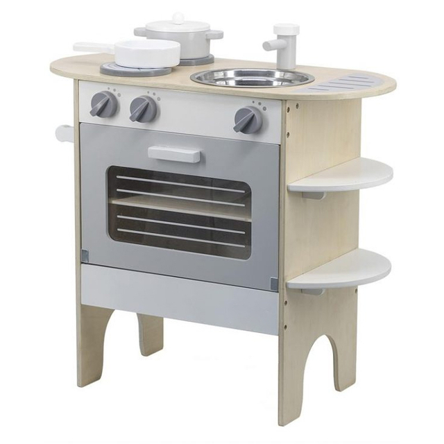 Wooden Kids Play Kitchen Set with Oven