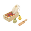 Wooden Fruit Cutting Play Set and Storage Box